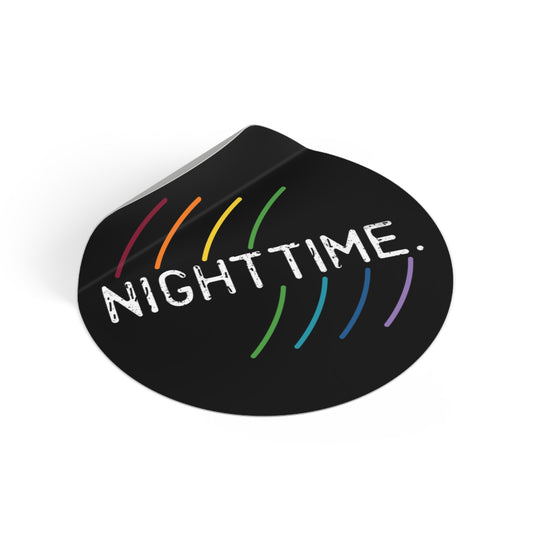 Colorful Nighttime Vinyl Stickers for Personalization & Decor