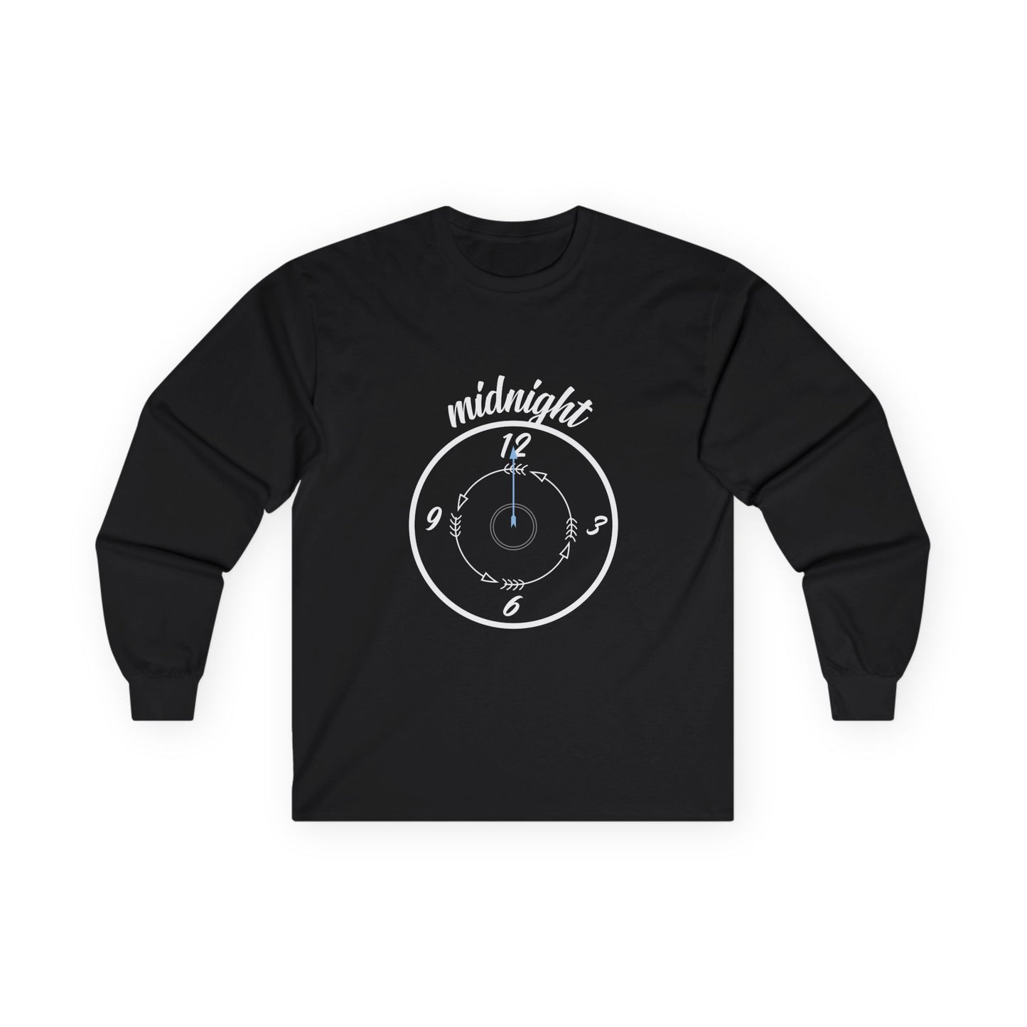 Midnight Vibes Unisex Long Sleeve Tee - Perfect for Night Owls