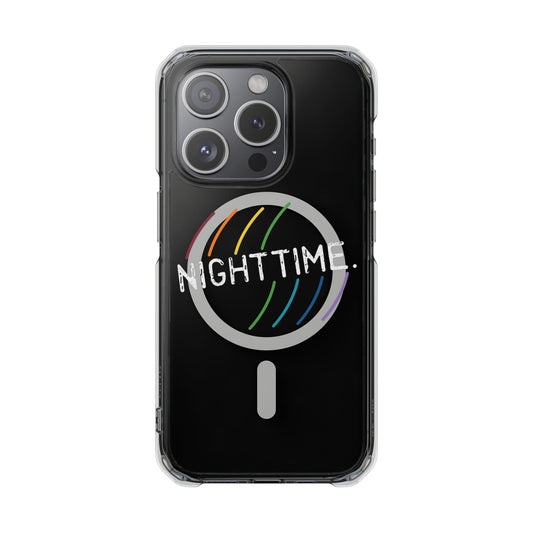Colorful Magnetic Clear Phone Case, Stylish Impact-Resistant Phone Cover, Trendy Accessory for iPhone, Ideal Gift for All Occasions